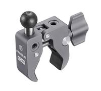 FANAUE Support de téléphone pour moto avec base de montage à bille de 17 mm, plage de serrage 13-52 mm, adapté pour guidon de moto et de vélo