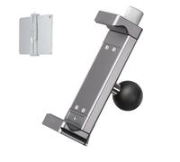 FANAUE Support en métal pour montage sur trépied iPad avec adaptateur à rotule de 2,5 cm - Support rotatif à 360° - S'adapte à votre pare-brise, tableau de bord de véhicule commercial, pour toutes les