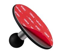 FANAUE Support magnétique à rotule de 17 mm pour Garmin GPS Mount et double socle - Support pour vélo et moto - Base ventouse pour tableau de bord de voiture