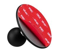 FANAUE Support magnétique à tête sphérique de 2,5 cm compatible avec RAM Mount B - Bras à double socle - Adaptateur de tête sphérique de 2,5 cm pour vélo et moto, support de téléphone portable, base à