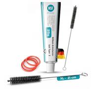 fancility Kit de nettoyage 6 pièces pour unité de percolation DeLonghi & AEG - Kit d'entretien et pièces de rechange, entre autres, groupe café ECAM ESAM avec graisse silicone 25 g, 2 brosses de