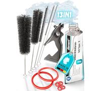 fancility Kit d'entretien XL [avec instructions vidéo] pour Siemens EQ5 EQ6 EQ7 EQ8 & Bosch Vero Neff Gaggenau - 25 g de graisse silicone, joint d'étanchéité pour unité d'infusion et joints toriques