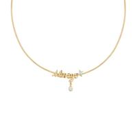 FANCIME Harry Potter x Collaboration - Always Necklace, Gold, Sterling Silver Pendant Necklace Jewellery Gift for Women Girls