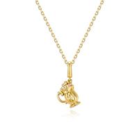 FANCIME Harry Potter x Collaboration - Butterbeer Necklace, Sterling Silver Pendant Necklace Jewellery Gift for Women Girls