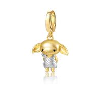 FANCIME Harry Potter x Collaboration - Dobby Charm, Sterling Silver Charms Necklace Jewellery Gift for Women Girls