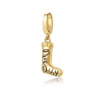 FANCIME Harry Potter x Collaboration - Dobbys Socke Charm, Sterling Silver Charms Necklace Jewellery Gift for Women Girls