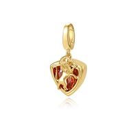 FANCIME Harry Potter x Collaboration - Gryffindor House Charm, Sterling Silver Charms Necklace Jewellery Gift for Women Girls