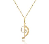 FANCIME Harry Potter x Collaboration - Harry Potter Wand Necklace, Gold, Sterling Silver Pendant Necklace Jewellery Gift for Women Girls