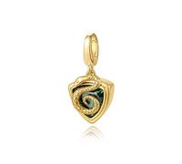 FANCIME Harry Potter x Collaboration - Slytherin House Charm, Sterling Silver Charms Necklace Jewellery Gift for Women Girls