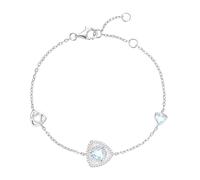 FANCIME Trinity Leroy Bracelet triangulaire avec pierre de naissance pour femme en argent sterling 925 avec pierres précieuses, pour anniversaire, Saint-Valentin, cadeau pour femme, Argent sterling