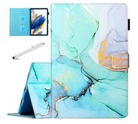 Fancity Coque Samsung Galaxy Tab A7 10.4 2020, étui de protection avec fonction veille/réveil automatique pour tablette Galaxy Tab A7 10.4" 2020 (modèle SM-T500/T505/T507), marbre vert