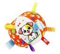 FANCY Balle Sonore pour Chien 13 cm - Balle de Jeu Interactive, Peluche pour Chiot et Chien de Petite Taille, Jouet Extérieur avec Bruit, Résistante et Douce