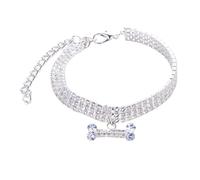 Fancy Collier pour chien - Collier pendentif, bijou strass brillant | Charmant animal de compagnie à la mode pour chiots, chatons, occasions spéciales, petits chiens et chats