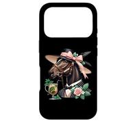 Fancy Derby Horse with Mint Julep and Roses Coque pour iPhone 17 Pro
