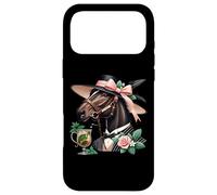 Fancy Derby Horse with Mint Julep and Roses Coque pour iPhone 17 Pro Max