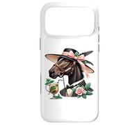 Fancy Derby Horse with Mint Julep and Roses Coque pour iPhone 17 Pro Max