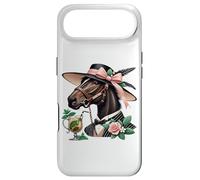 Fancy Derby Horse with Mint Julep and Roses Coque pour iPhone Air