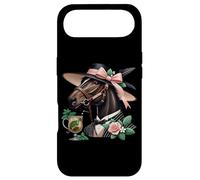 Fancy Derby Horse with Mint Julep and Roses Coque pour iPhone Air