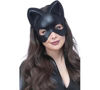 Fancy Dress Black Cat Eyemaskon Elastic OS