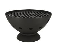 Fancy Flames gt37 55 cm 50 x 26 x 26 x 6 cm en fonte pour barbecue rond - Noir