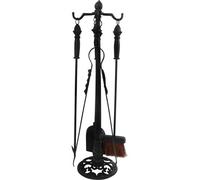 Fancy Flames - Set 4 accessoires de cheminée en fonte