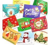 FANCY LAND Lot de 30 boîtes pour cartes cadeaux de Noël pour argent liquide, cadeaux de Noël