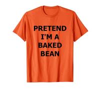 Fancy me Déguisement d'Halloween amusant avec inscription « Pretend I'm A Baked Bean » T-Shirt