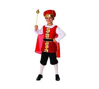 Fancy Me garçons 5 pièce Rouge Médiéval Tudor Nativité King NOËL Costume DÉGUISEMENT 4-14 an - Rouge, 10-12 Years