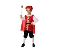 Fancy Me garçons 5 pièce Rouge Médiéval Tudor Nativité King NOËL Costume DÉGUISEMENT 4-14 an - Rouge, 7-9 Years