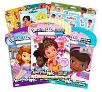 Fancy Nancy Magic Ink Ensemble de livres de coloriage Le lot comprend 3 livres Disney Junior Imagine Ink avec Fancy Nancy LOL Surprise Doc McSt