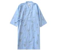 Fancy Pumpkin Robe Kimono Japonaise Long Yukata Pyjama-Taille L-Treillis