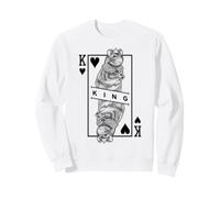 Fancy Rat Lover King of Hearts, Animal de Compagnie Amusant, Rongeur, Pop Art Sweatshirt