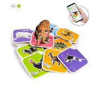 Fancy zoo. Cartes éducatives d'animaux en réalité augmentée.