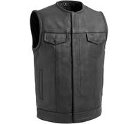 Fancyd Hotline Miami Varsity Veste pour homme, Cuir noir Q, L