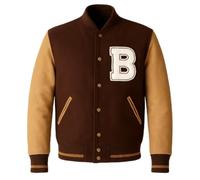 Fancyd Hotline Miami Varsity Veste pour homme, marron, L