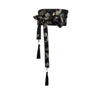 FANCYPUMPKIN Ceinture de style japonais Yukata Kimono Bow taille Hanfu ceinture avec glands