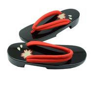 FANCYPUMPKIN Sabots de style japonais pour cosplay, pantoufles en bois, tongs ninja, sandales geta, pour kimono féminin, C-24