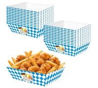 Fancysky 20Pcs Barquette Frites Thème Oktoberfest, Barquette Carton Snacks