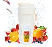 Fancysky Mixeur Portable, Personnel Mini Mixeur, 22,000RPM, Smoothie Blender, Mini Fruits Mélangeur, 340ML, Rechargeable Fruits Mélangeur, Petit Mixeur, Smoothie Blender Portable