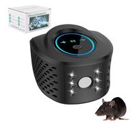 Fancysky Ultrason Souris et Rats, Repulsif Souris Ultrasons 360° Anti Souris avec LED, Appareil Ultrason pour Nuisible Rongeurs Répulsif Intérieur Dispositif Anti Nuisible Cafards Anti Moustique
