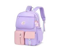 FANDARE 2025 Nouveau Sac à Dos Enfant Sacs Scolaires Filles Garçons Cartables Scolaires Sac d'école Sacs Scolaires pour 1-3 Année Étudiant Outdoor Voyage école Daypacks Imperméable Violet Rose S