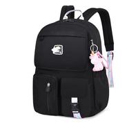 FANDARE 2025 Nouveau Sac à Dos Enfant Sacs Scolaires Filles Garçons Cartables Scolaires Sac d'école Sacs Scolaires pour Étudiant Outdoor Voyage école Daypacks Imperméable Noir
