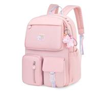 FANDARE 2025 Nouveau Sac à Dos Enfant Sacs Scolaires Filles Garçons Cartables Scolaires Sac d'école Sacs Scolaires pour Étudiant Outdoor Voyage école Daypacks Imperméable Rose
