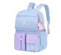 FANDARE 2026 Nouveau Sac à Dos Enfant Sacs Scolaires Filles Garçons Cartables Scolaires Sac d'école Sacs Scolaires pour Étudiant Outdoor Voyage école Daypacks Imperméable Bleu Violet