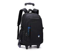 FANDARE 33L Sac à dos à roulettes pour enfants 2-en-1 Détachable Cartable
