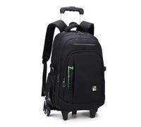 FANDARE 33L Sac à dos à roulettes pour enfants 2-en-1 Détachable Cartable