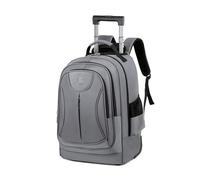 FANDARE 35L Sac à roulettes ordinateur Mallettes Trolley Business pour 15.6 Pouces Laptop Convertible Trolley Daypack avec poignée télescopique 2-en-1 Sacoche Hommes Enseignant Sacs voyage Gris