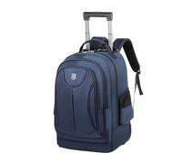 FANDARE 35L Sac à roulettes Ordinateur Mallettes Trolley Business pour 15.6 Pouces Laptop Convertible Trolley Daypack avec poignée télescopique 2-en-1 Sacoche Hommes Enseignant Sacs voyageBleu