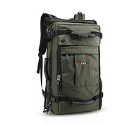 FANDARE Alpiniste Sac à Dos Randonnée Daypack Sacs à Dos 15.6 Pouces Portable Laptop PC Plein air Voyage Travail Hommes Femme École Multifunction Haute Capacité Imperméable Polyester 50L Vert