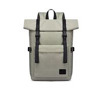 FANDARE Antivol Sac à Dos Roll Top Backpack Adolescent Sac d'école Extensible Sac à Dos Extérieur Imperméable Sac à Dos Décontracté pour Homme Femme Voyage Loisirs Affaire Scolaire Université Abricot